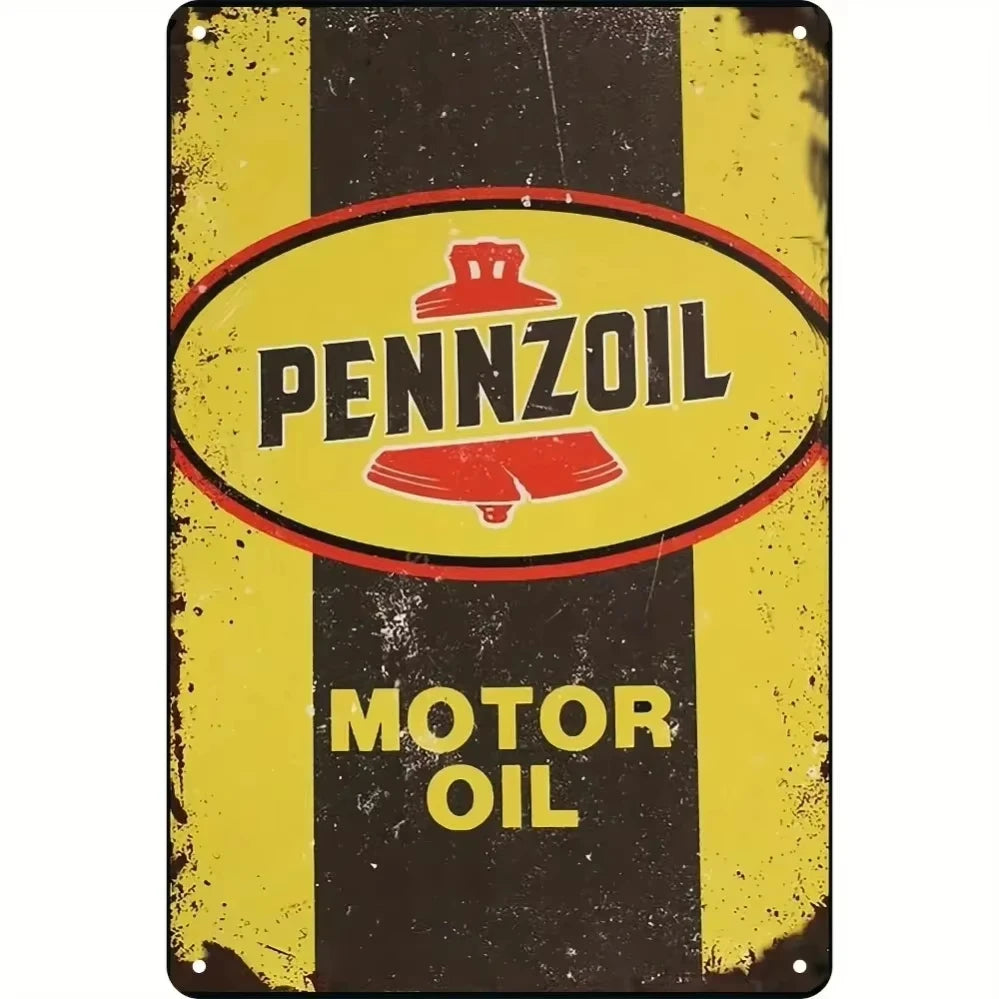 Pennzoil Vintage Tin Sign