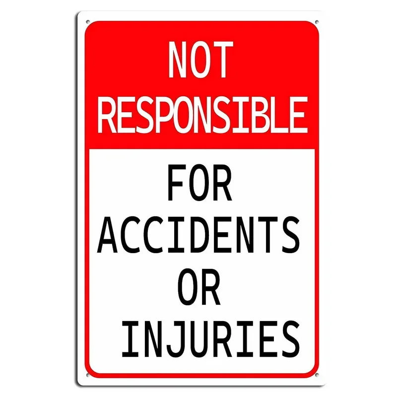 Metal Signs No Stupid People Beyoud this Point