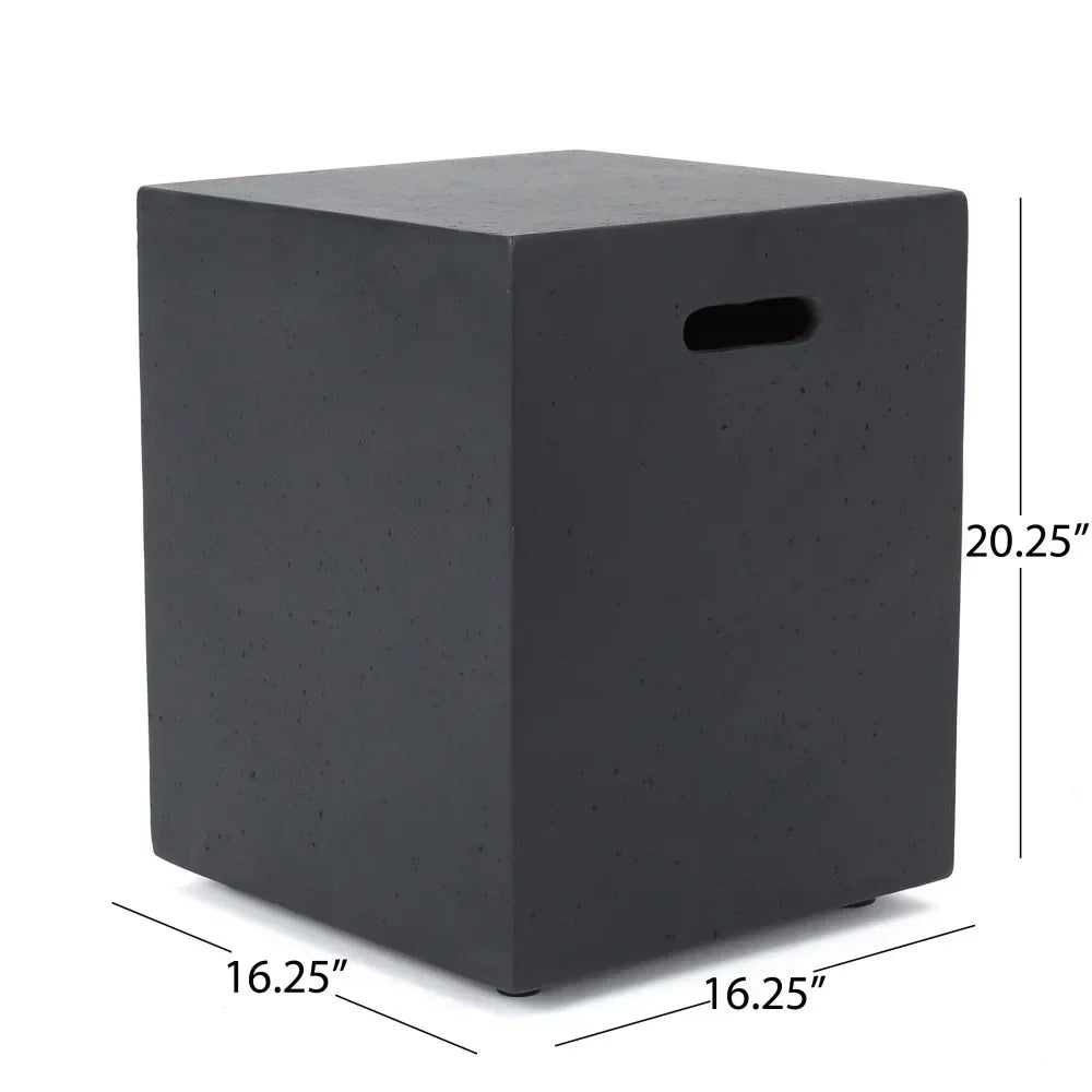 50000 BTU Round Outdoor Concrete Propane Fire Pit