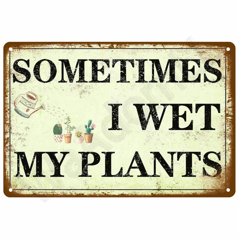 Vintage Metal Plate Tin Sign Plates