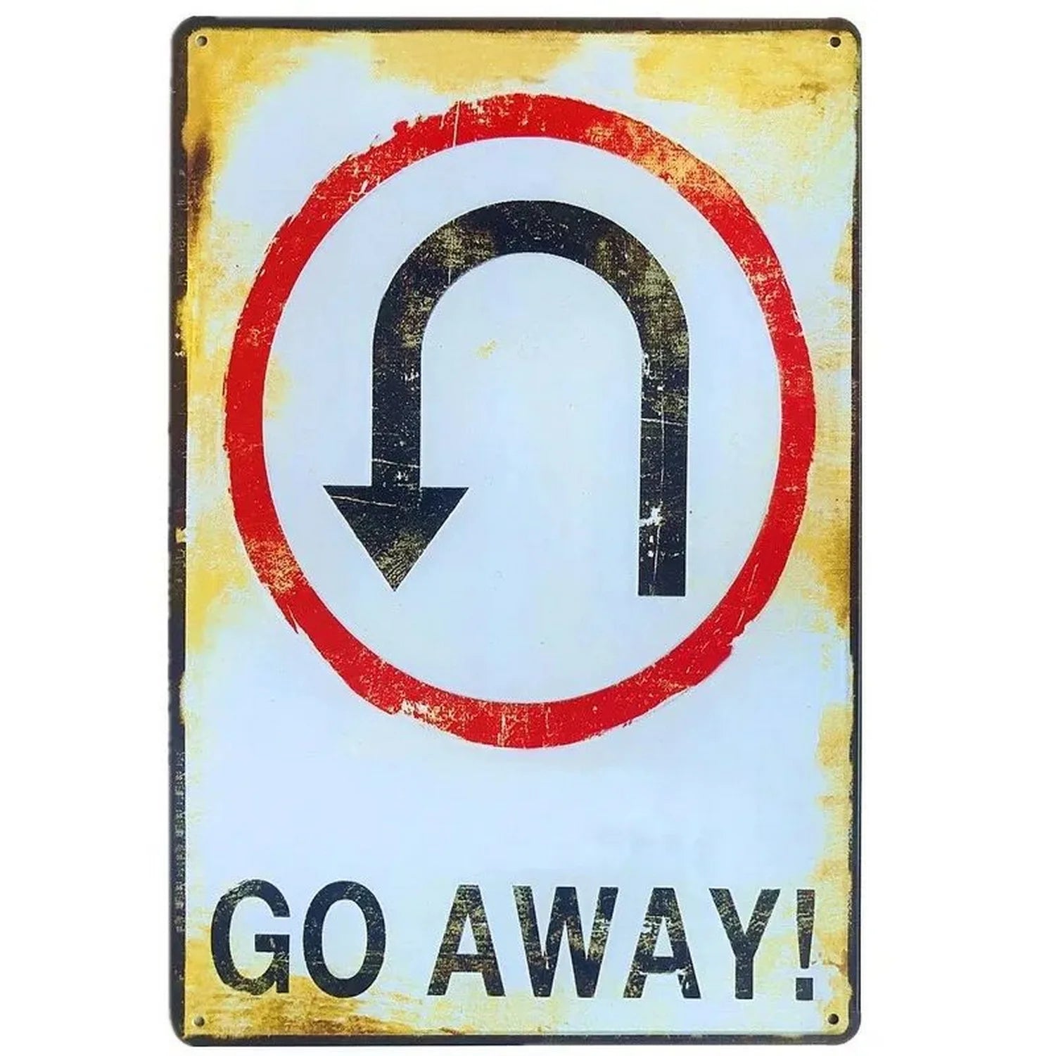 Warning Metal Tin Signs Wall Decoration