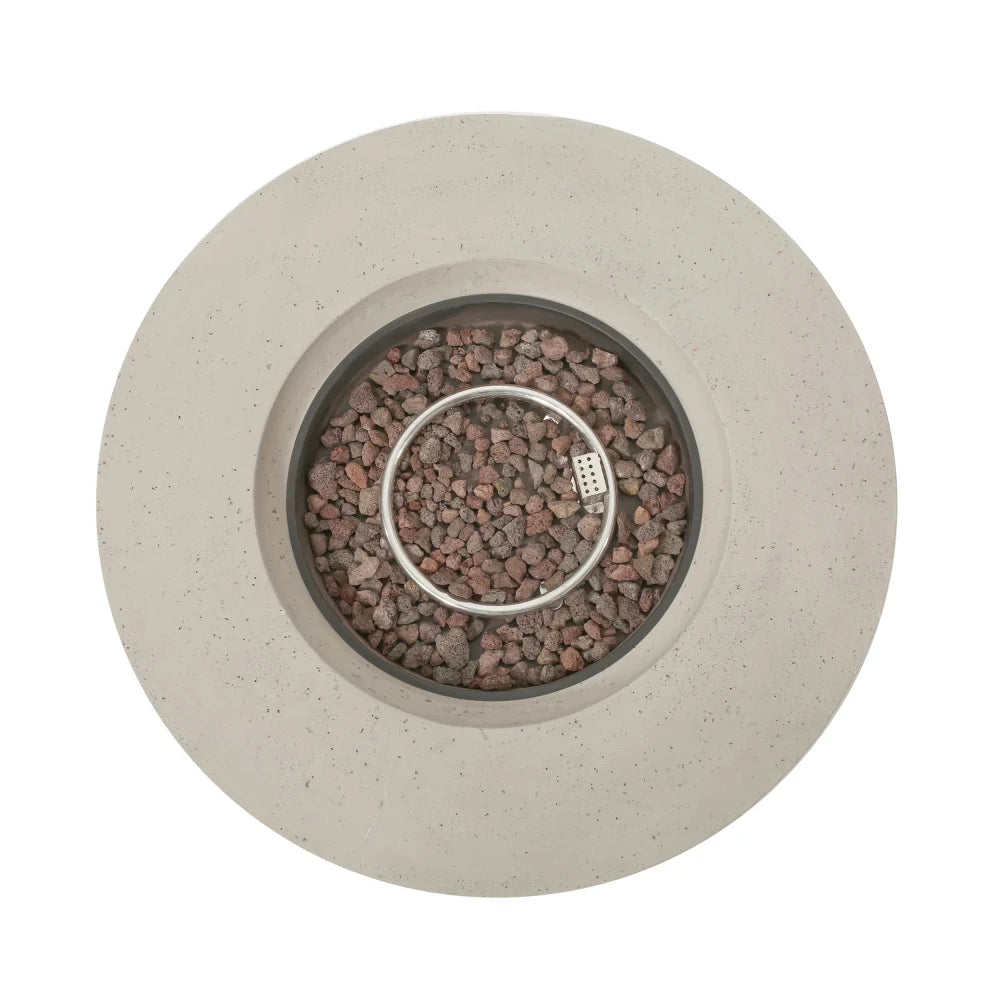 50000 BTU Round Outdoor Concrete Propane Fire Pit