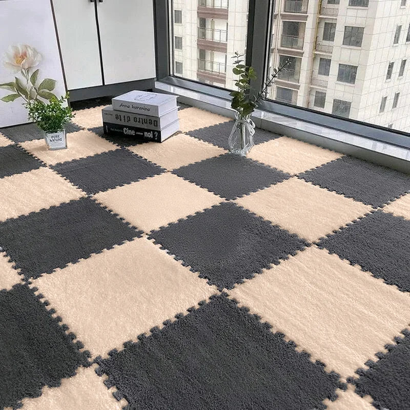 24PCS Solid interlocking foam mat - non slip