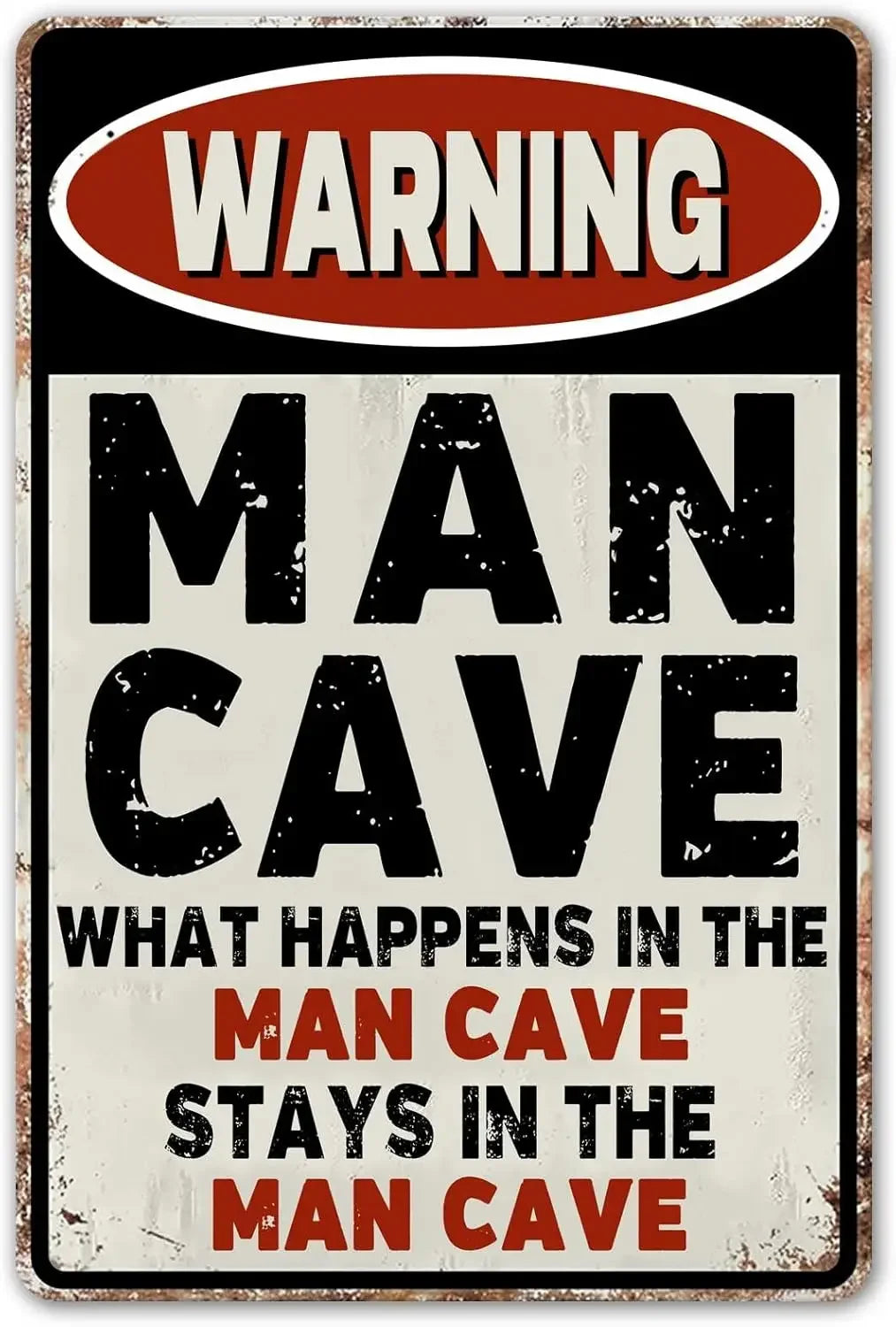 Funny Bar Sign Man Cave Vintage Metal