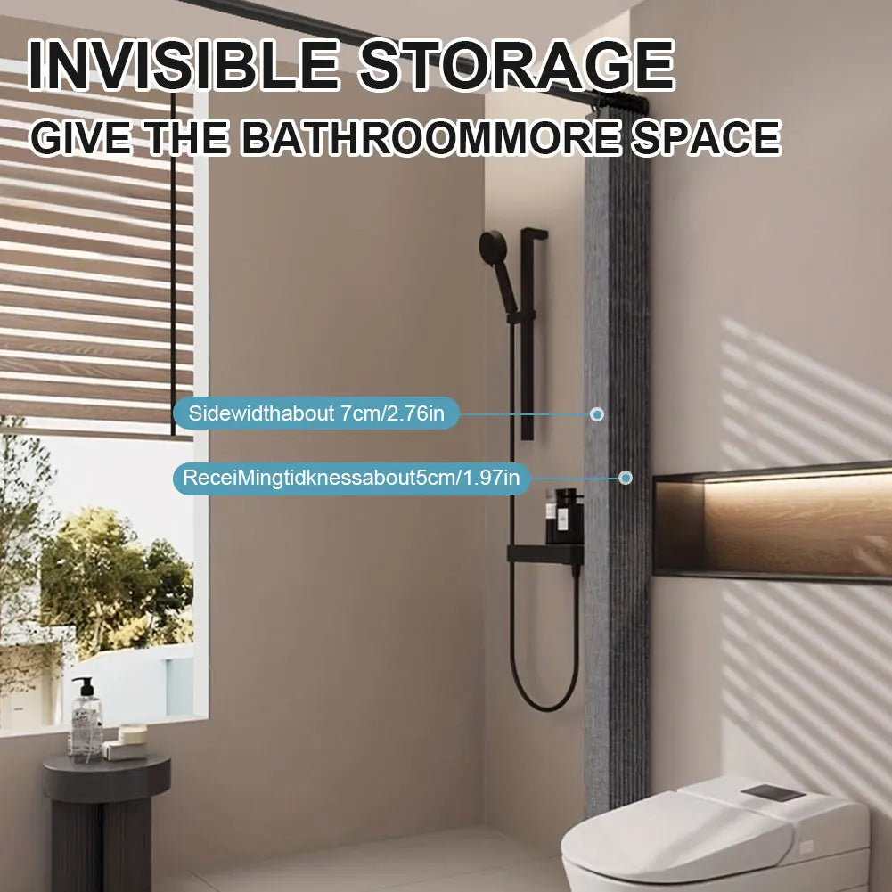 Foldable Magnetic Bath Curtain Waterproof Bathtub Curtain