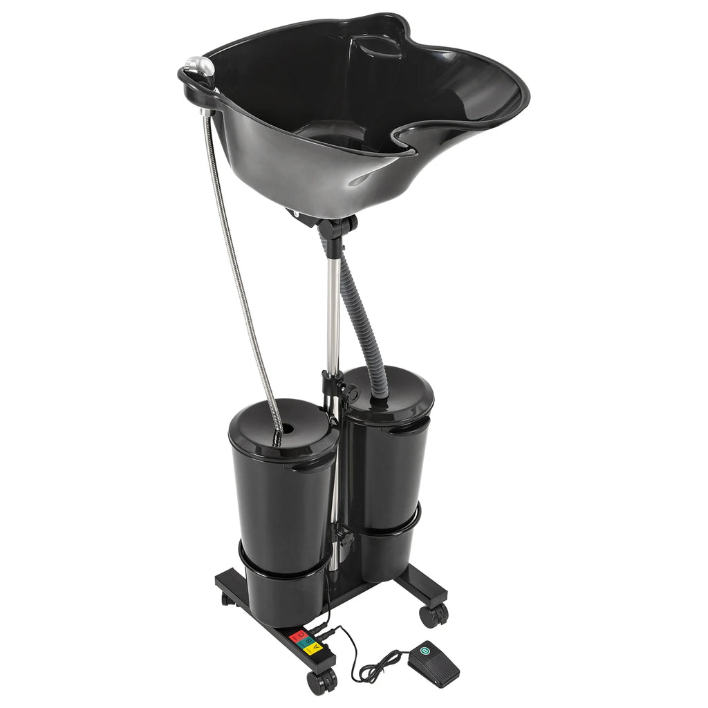 Mobile Hair Wash Basin Height Adjustable