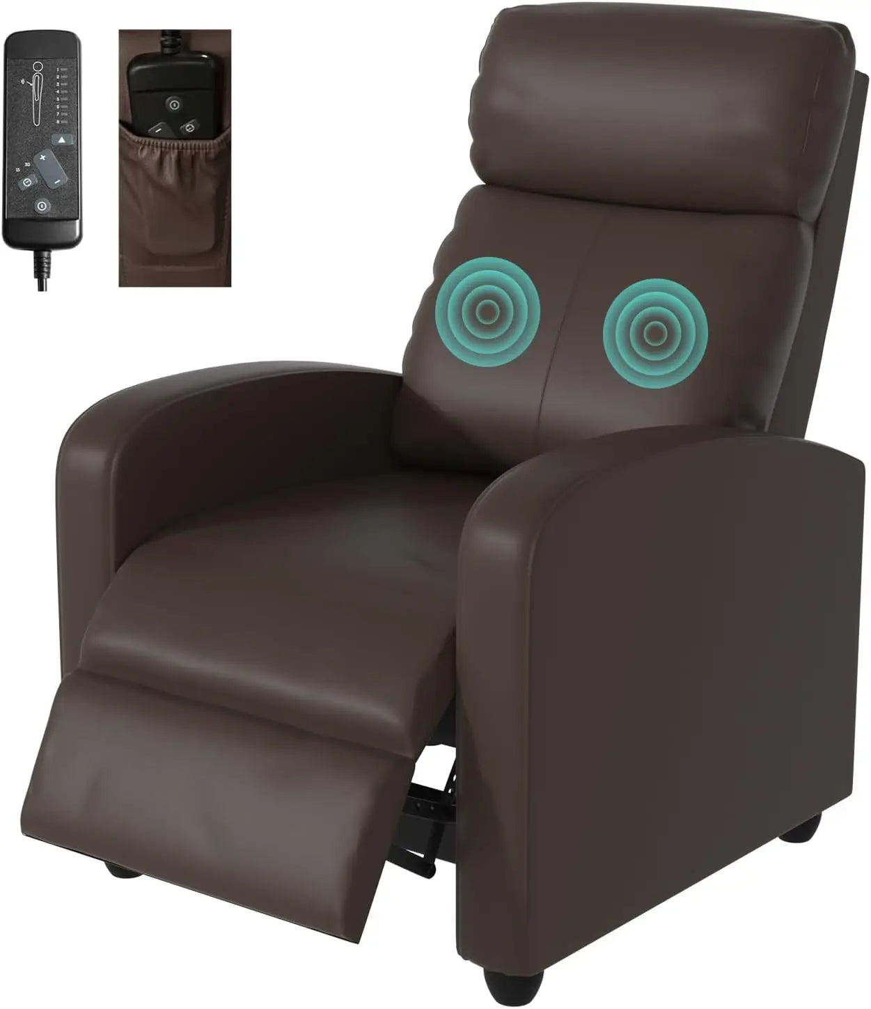 Massage Recliner Chair, with Remote Control,