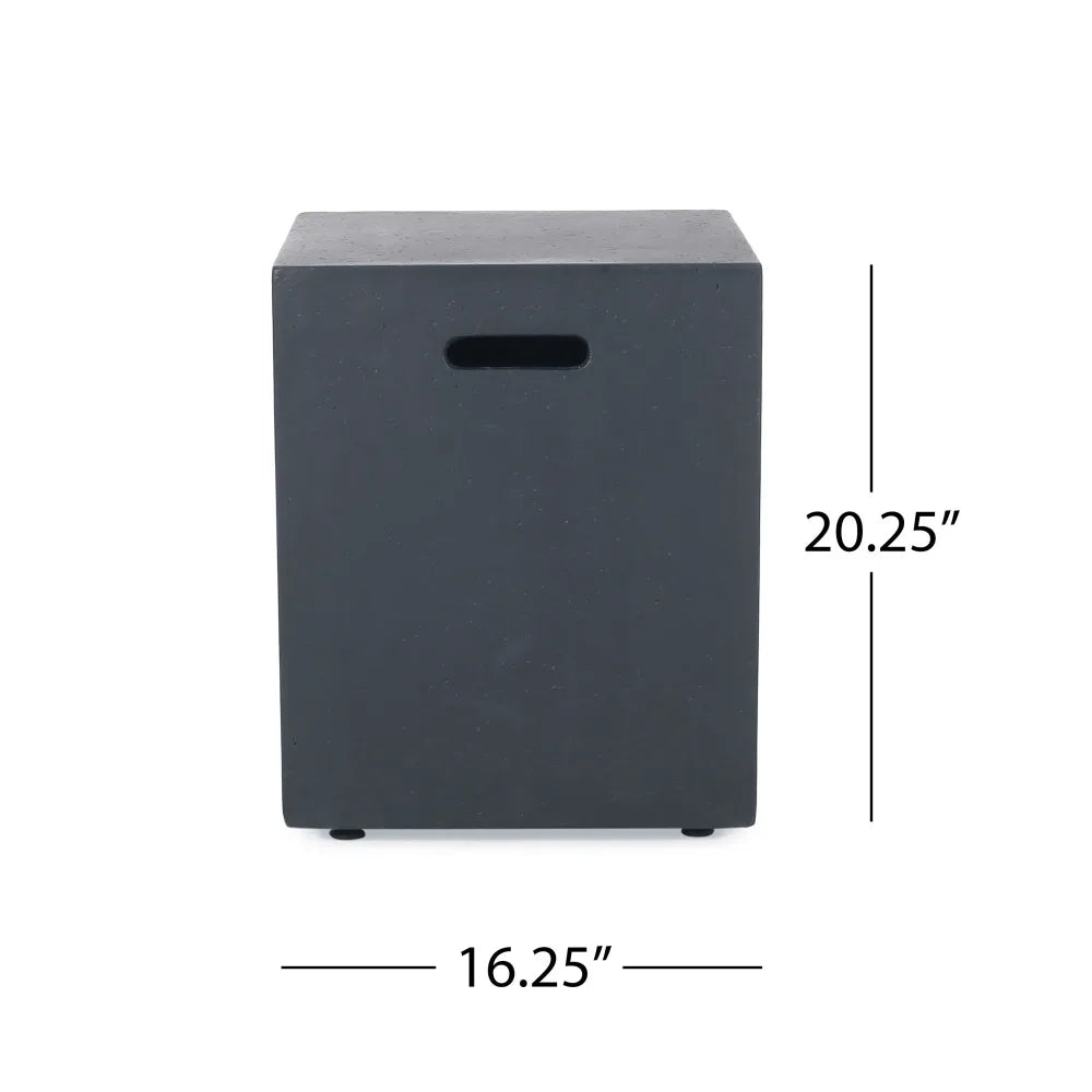 50000 BTU Round Outdoor Concrete Propane Fire Pit