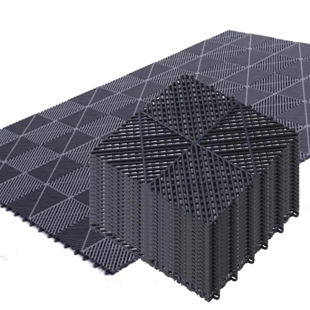 20 Pack Interlocking Drainage Tiles,