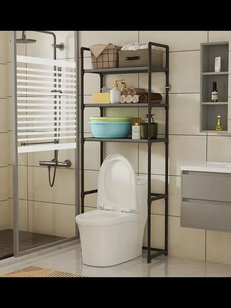 3-Tier Metal Bathroom Rack | Over Toilet Shelf