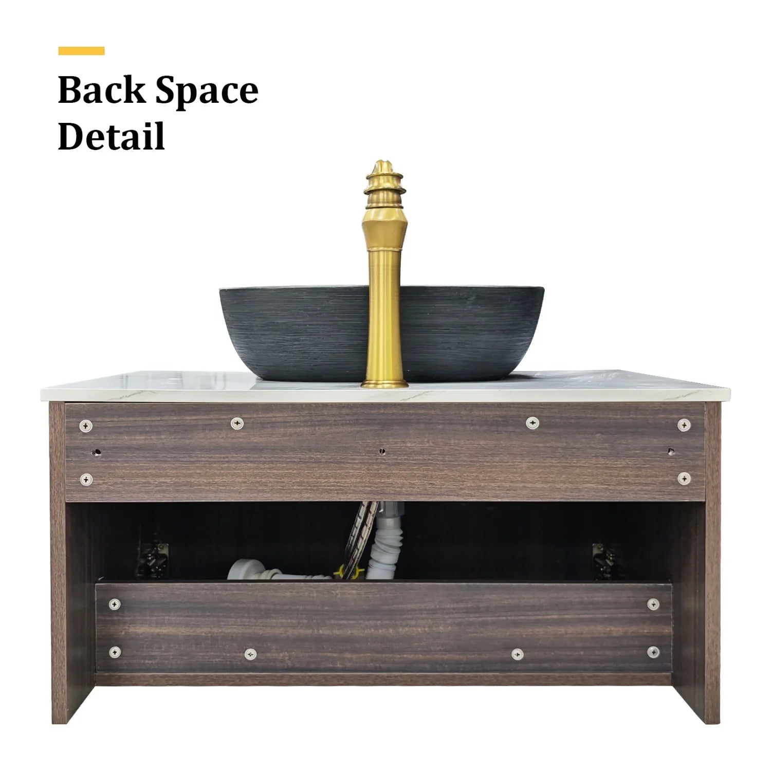 Floating Bathroom Vanity Sink Combo Wall Cabinet