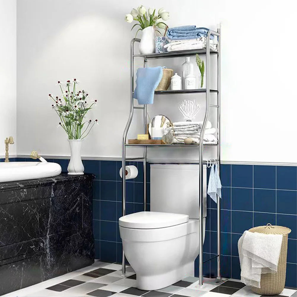 Over Toilet Storage Shelf,2/3-Tier Freestanding
