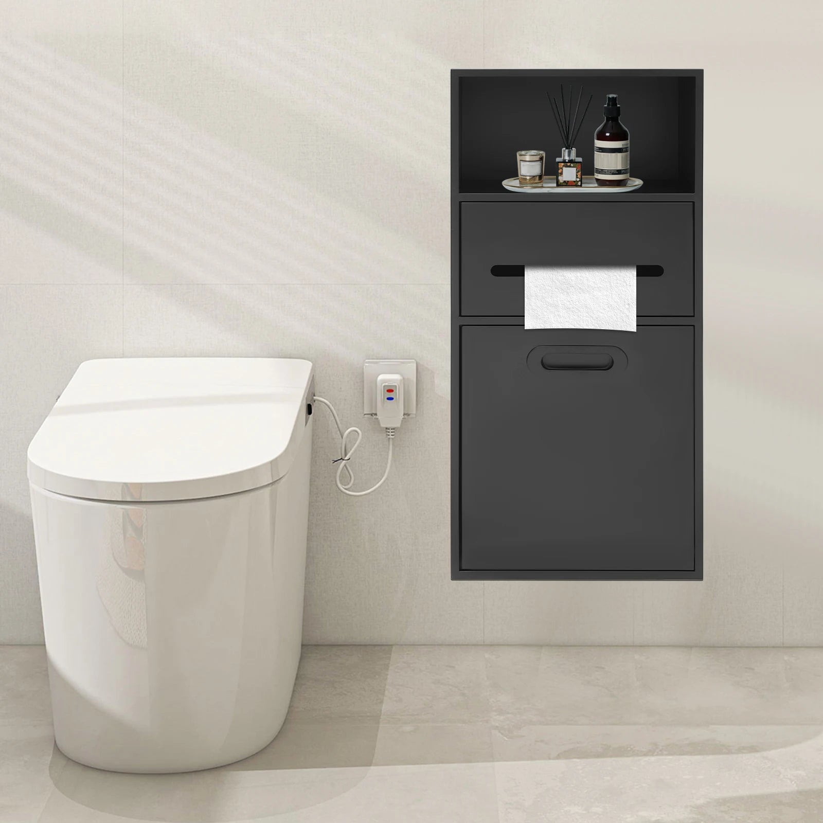 Shower  Steel Recessed Storage Cabinet