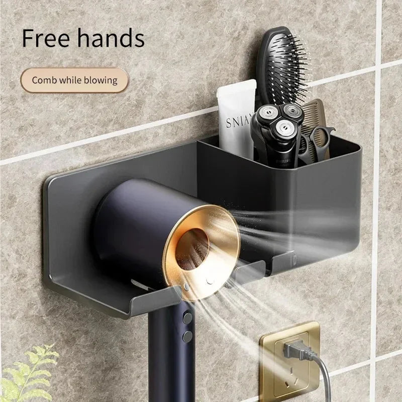 Hair Dryer Holder Wall Dryer Cradle Straightener Stand