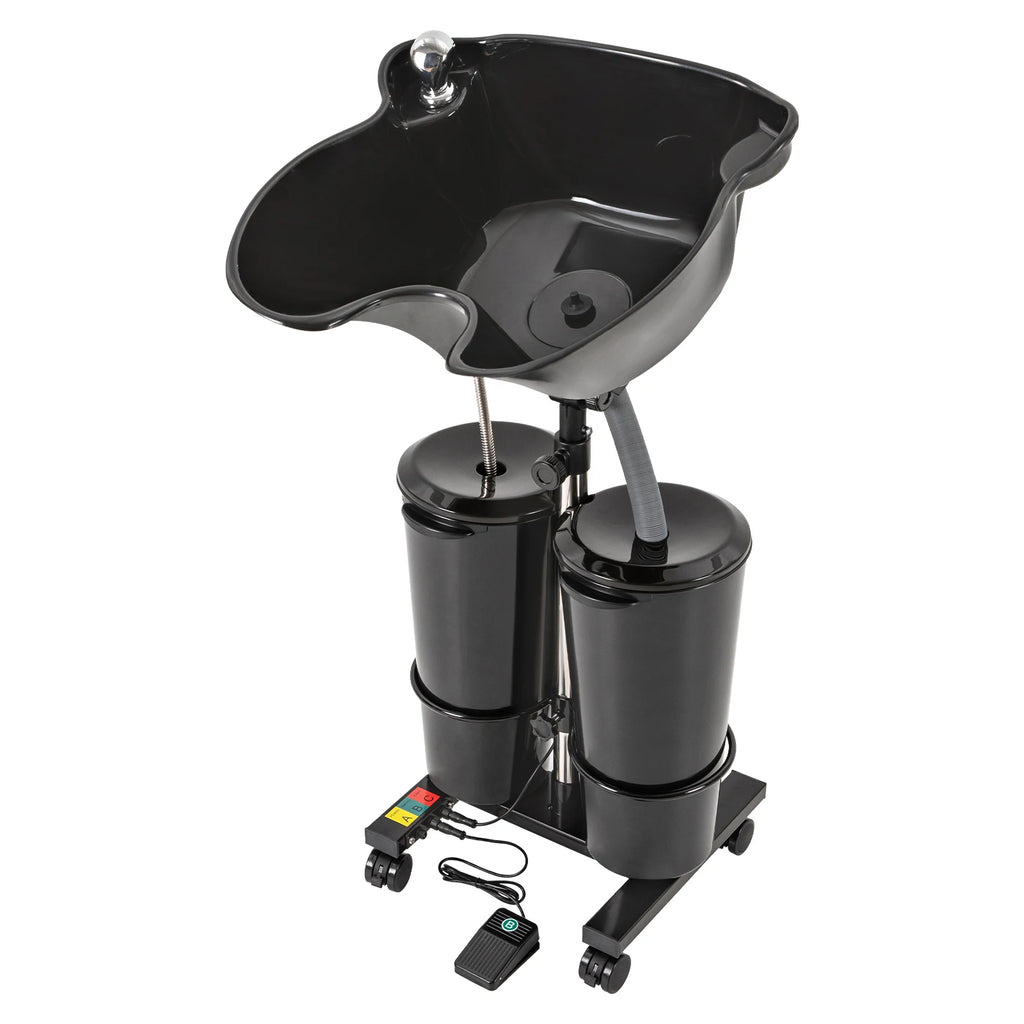 Mobile Hair Wash Basin Height Adjustable