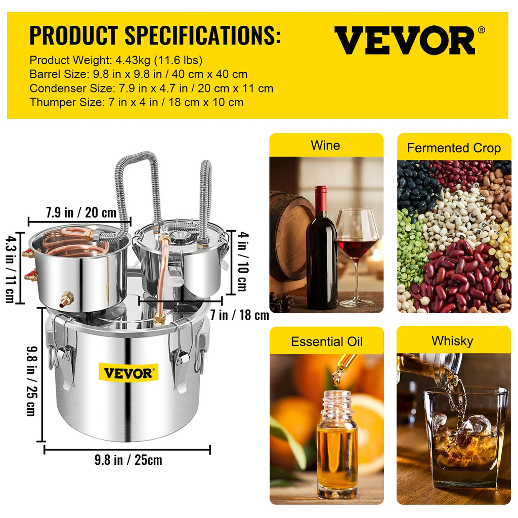 12L 20L 30L 50L Alcohol Brewing Distiller
