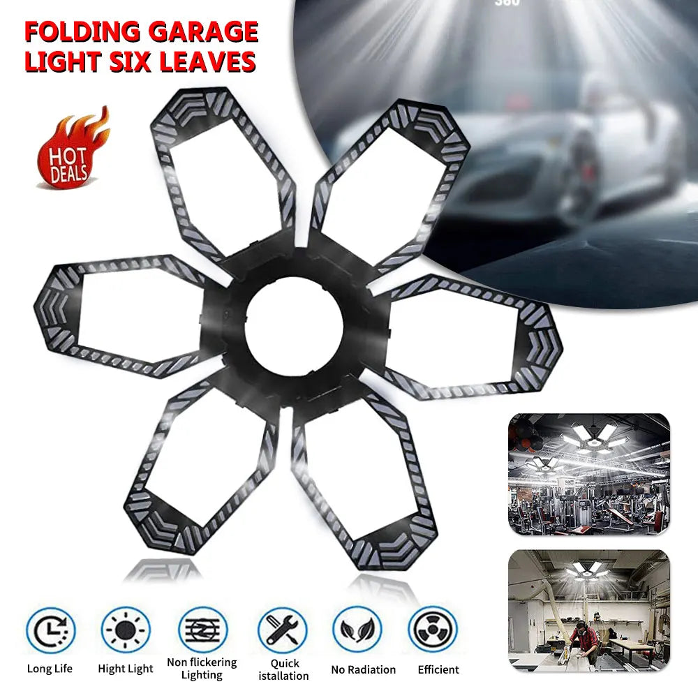 6Panels LED Garage Lights