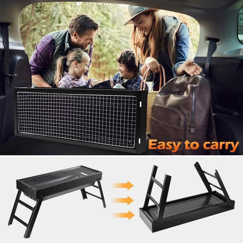 Portable Charcoal Grill 24'x13'x9', Lightweight Folding