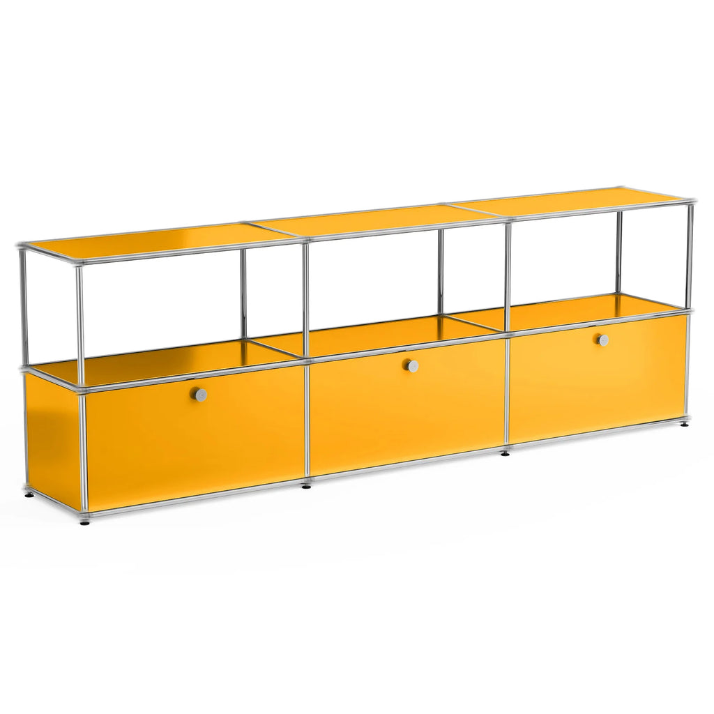 Storage Cabinet Stainless Metal Organizer TV Stand