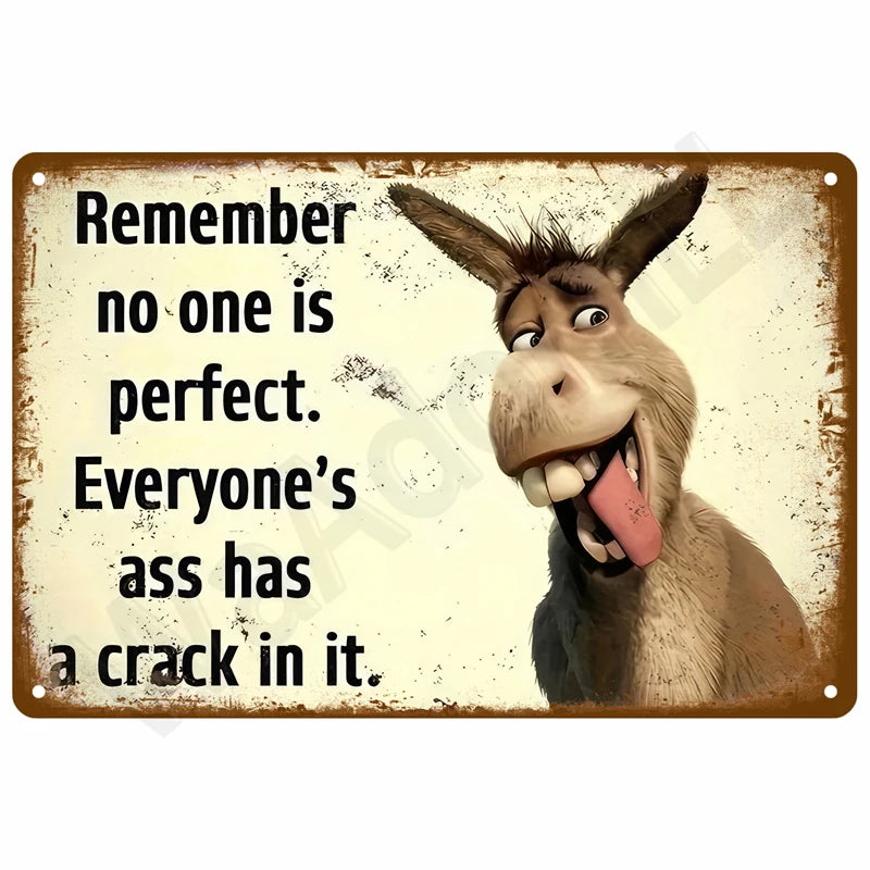 Vintage Metal Plate Tin Sign Plates