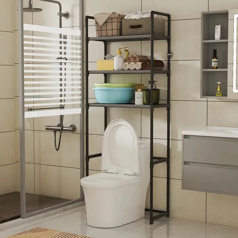 3-Tier Metal Bathroom Rack | Over Toilet Shelf