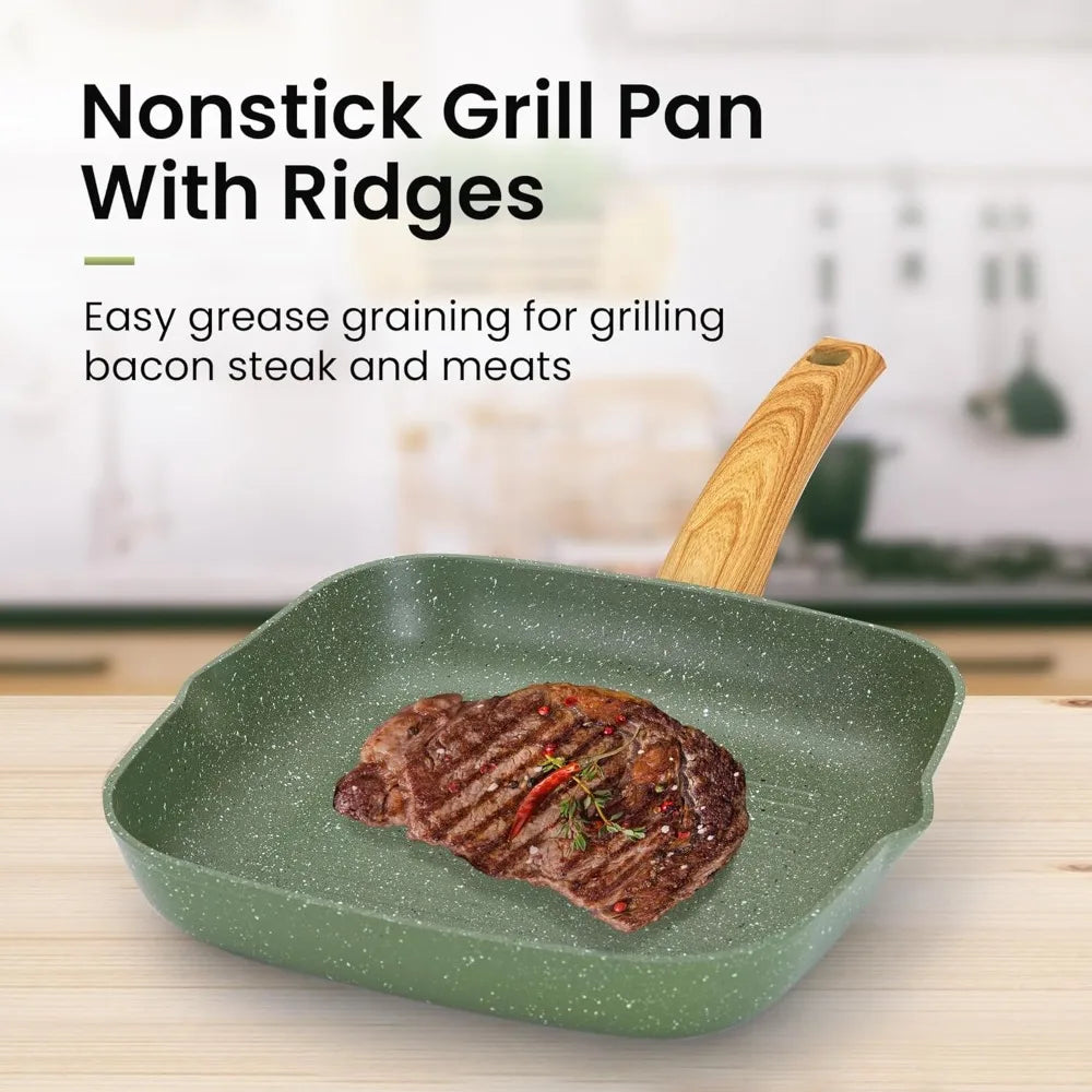 30-Piece Non-Stick  Cookware , Induction