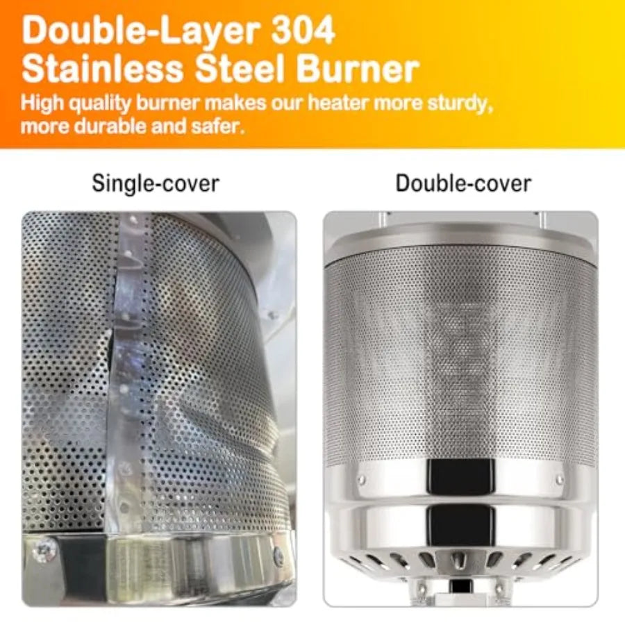 Outdoor Patio Heater 50000 BTU Table Design