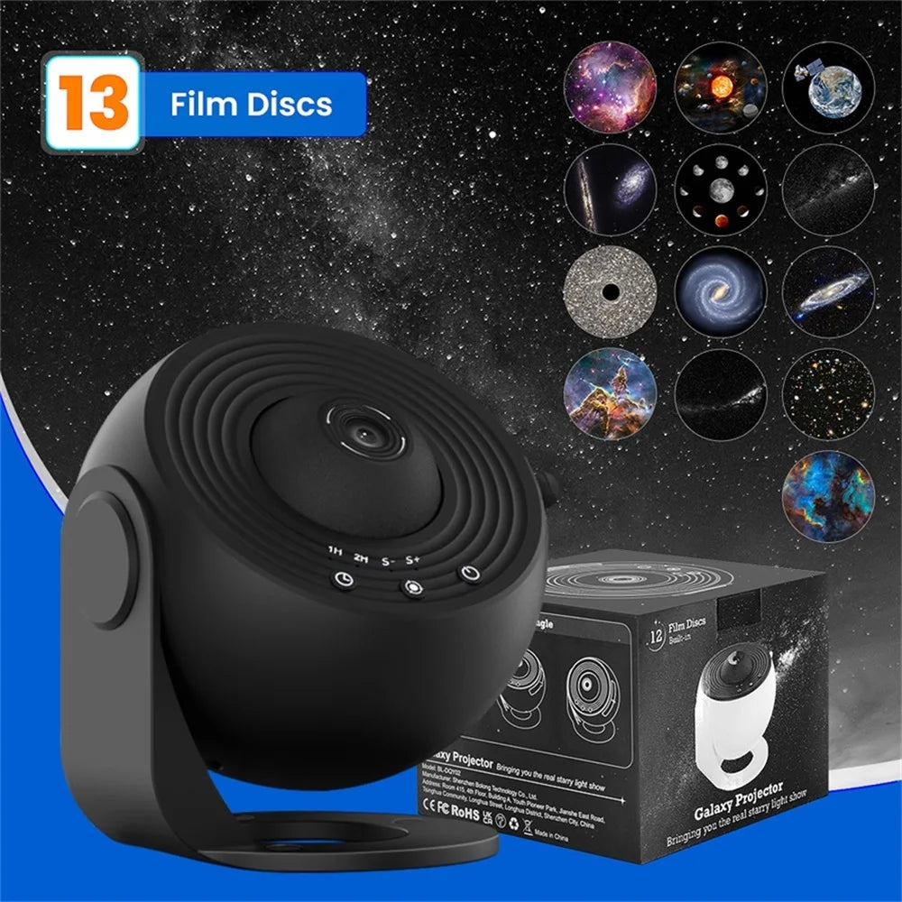 Star Projector,13 in 1 Planetarium Galaxy Projecto,360°Rotation,