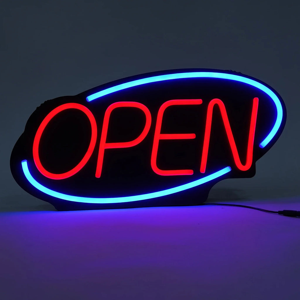 "Open" Wall-Mounted Bar Light Sign,