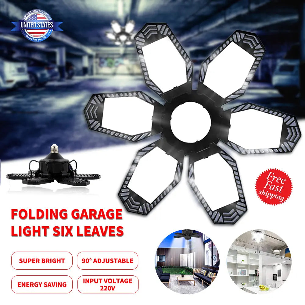 6Panels LED Garage Lights