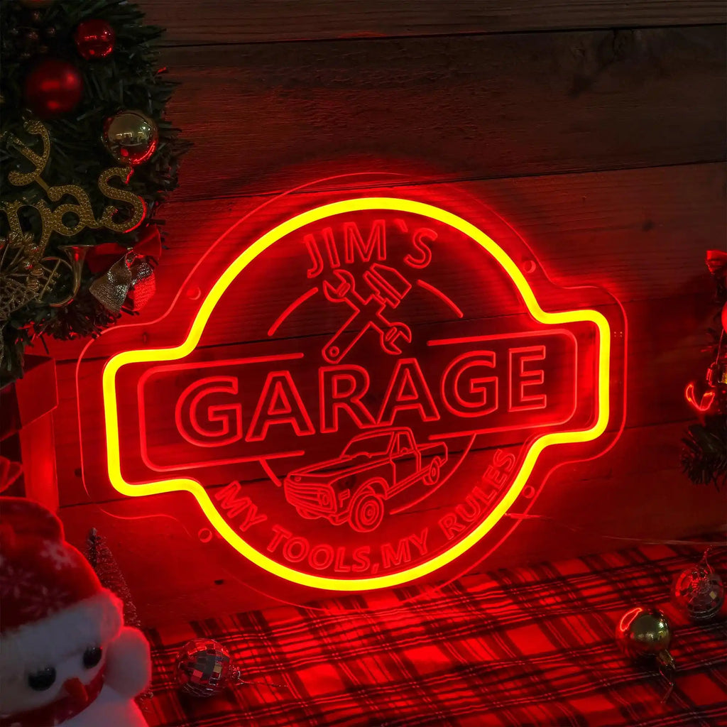 Custom Garage Neon Signs