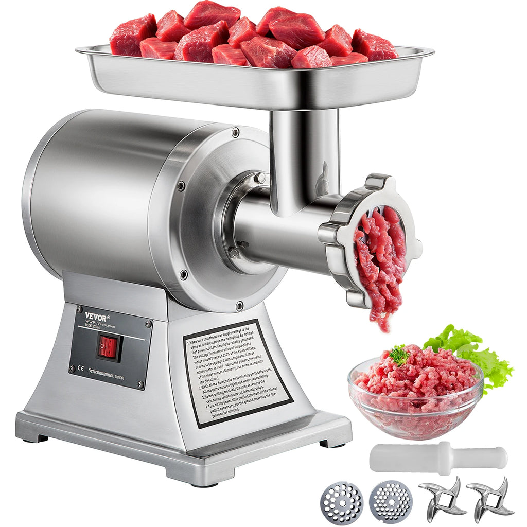 250Kg/H Electric Meat Mincer Grinder
 Sausage Maker