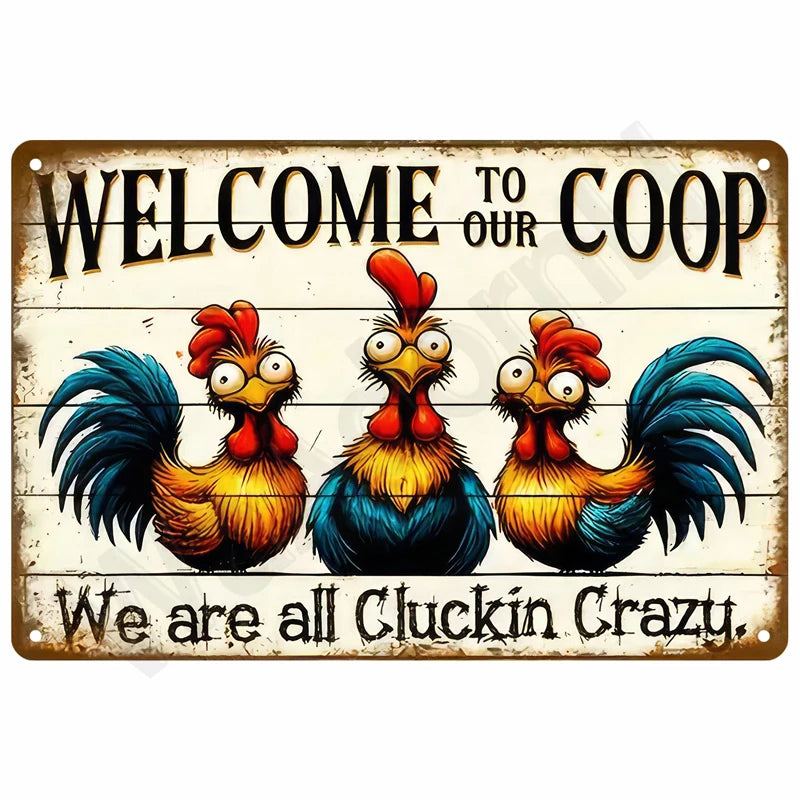 Vintage Metal Plate Tin Sign Plates