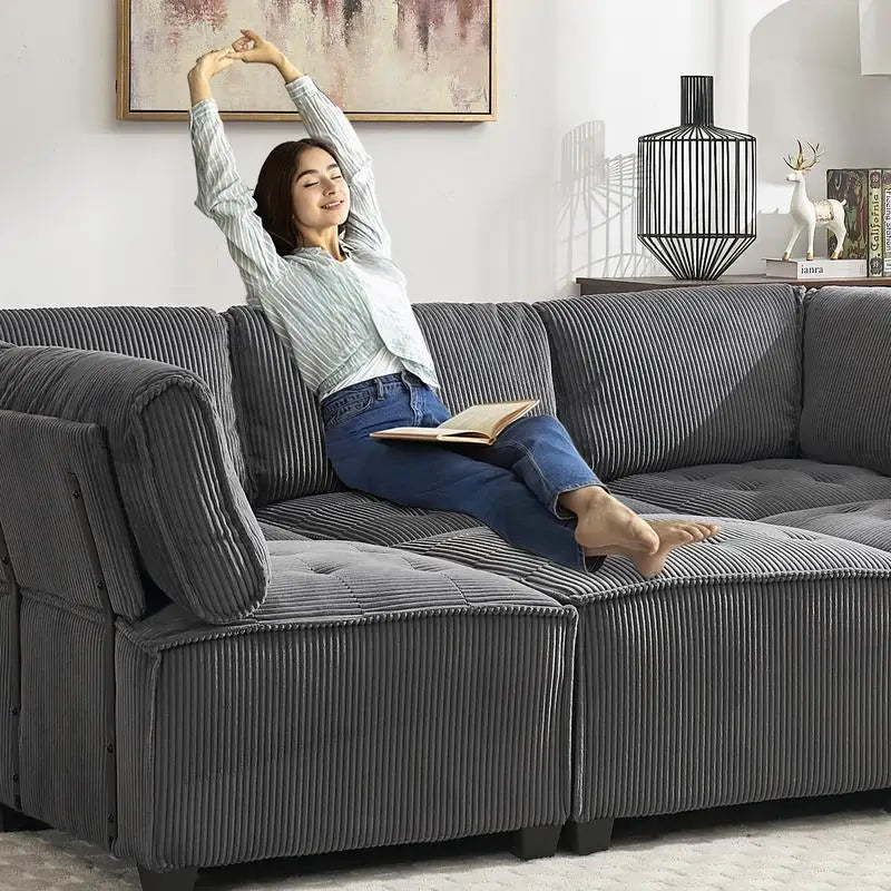 Modular Sectional Sofa U-Shaped Couch
