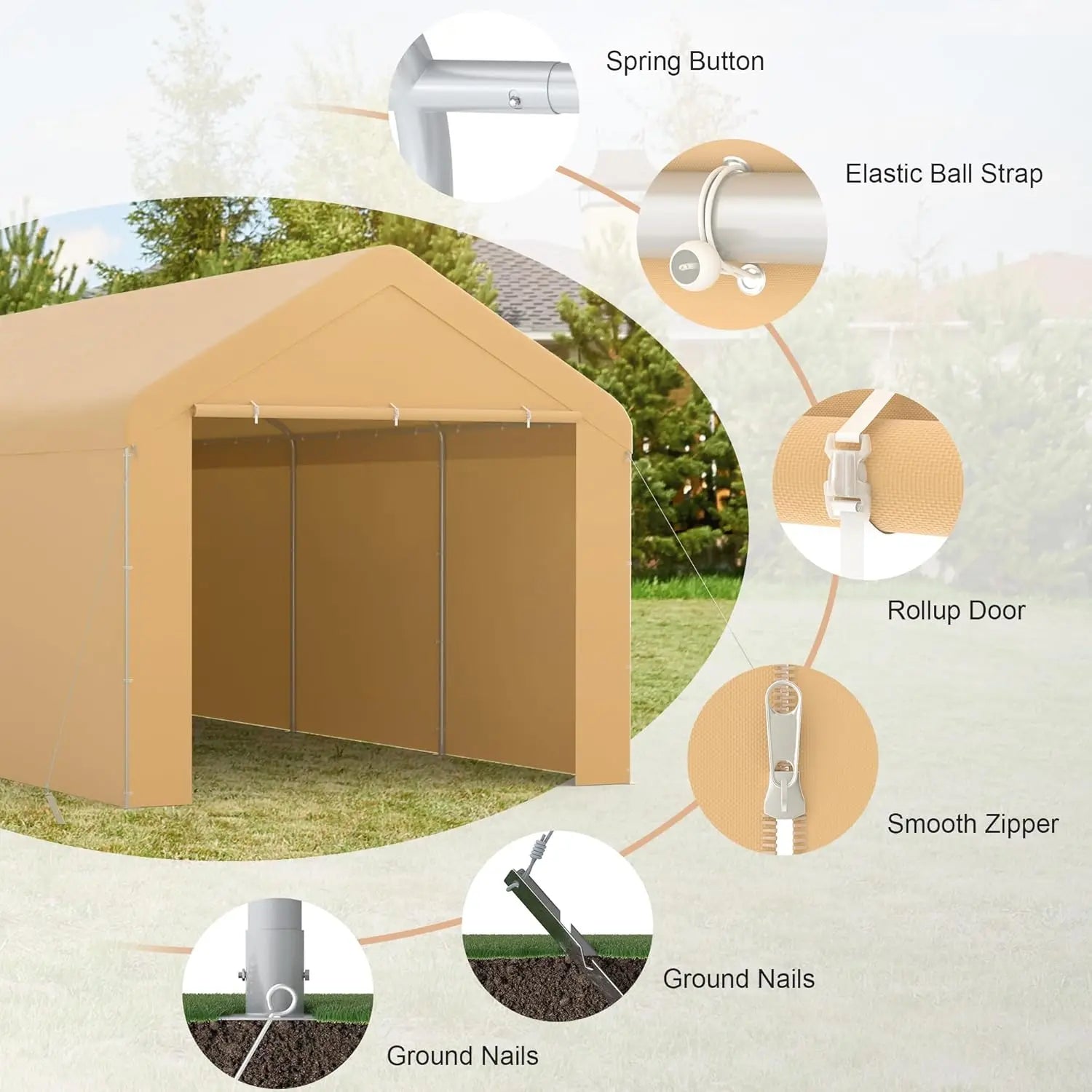 Carport 


















10'x20' Heavy Duty Car Canopy