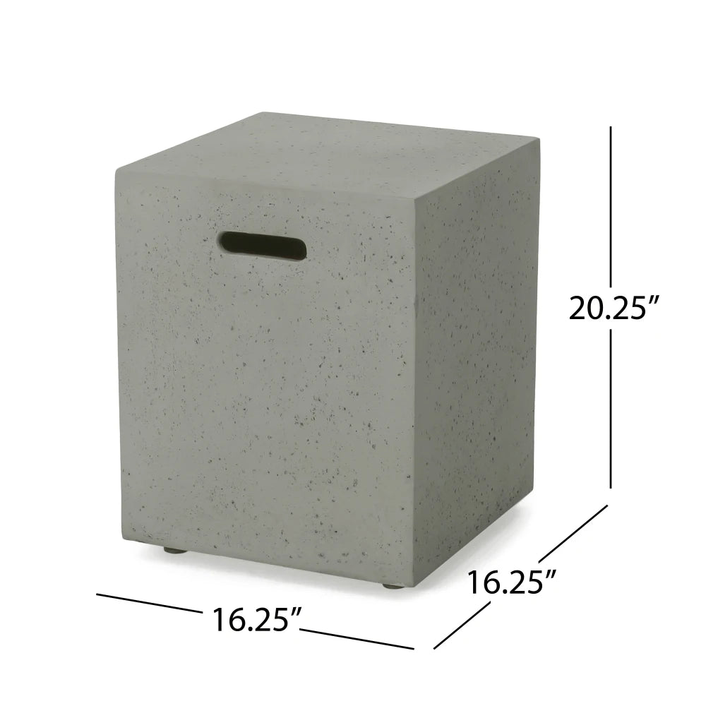 50000 BTU Round Outdoor Concrete Propane Fire Pit