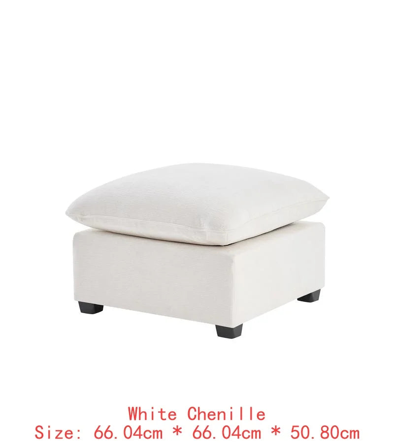 110in 7-Seat Modern U-Shape Modular Sofa Set,