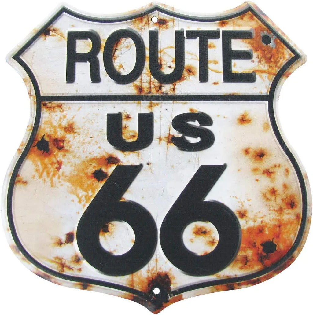 Vintage Route 66 America Tin Signs