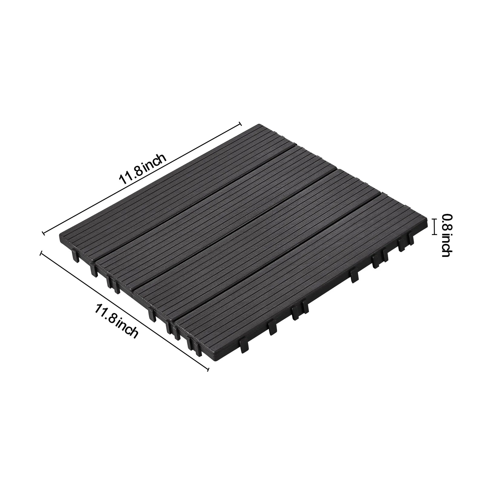Interlocking Deck Tiles  Waterproof Outdoor Flooring