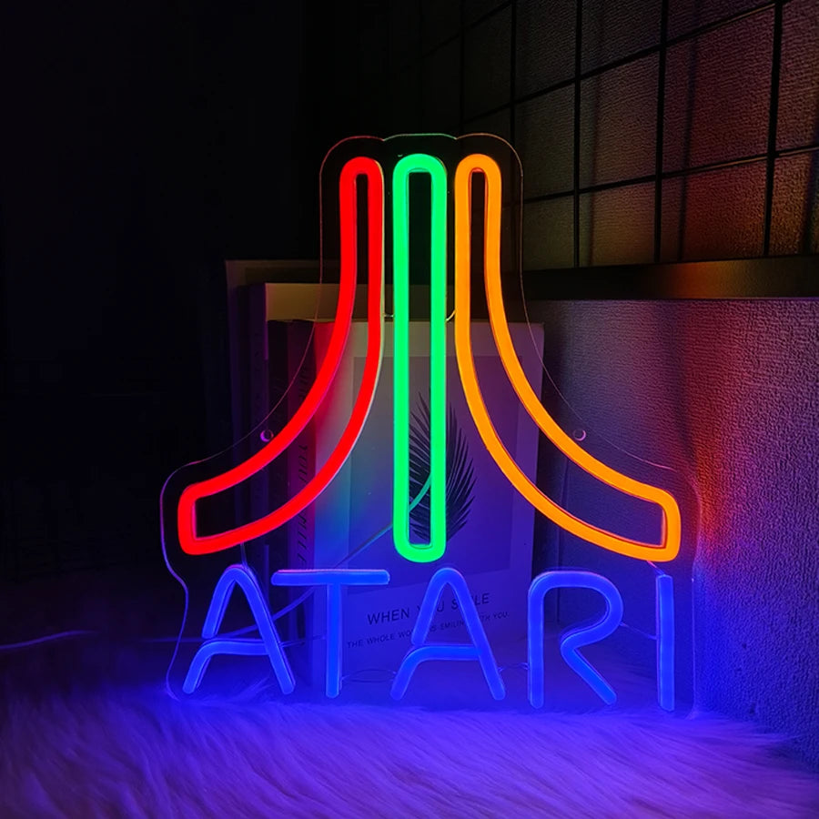 ATARI Neon Sign For Wall Decor