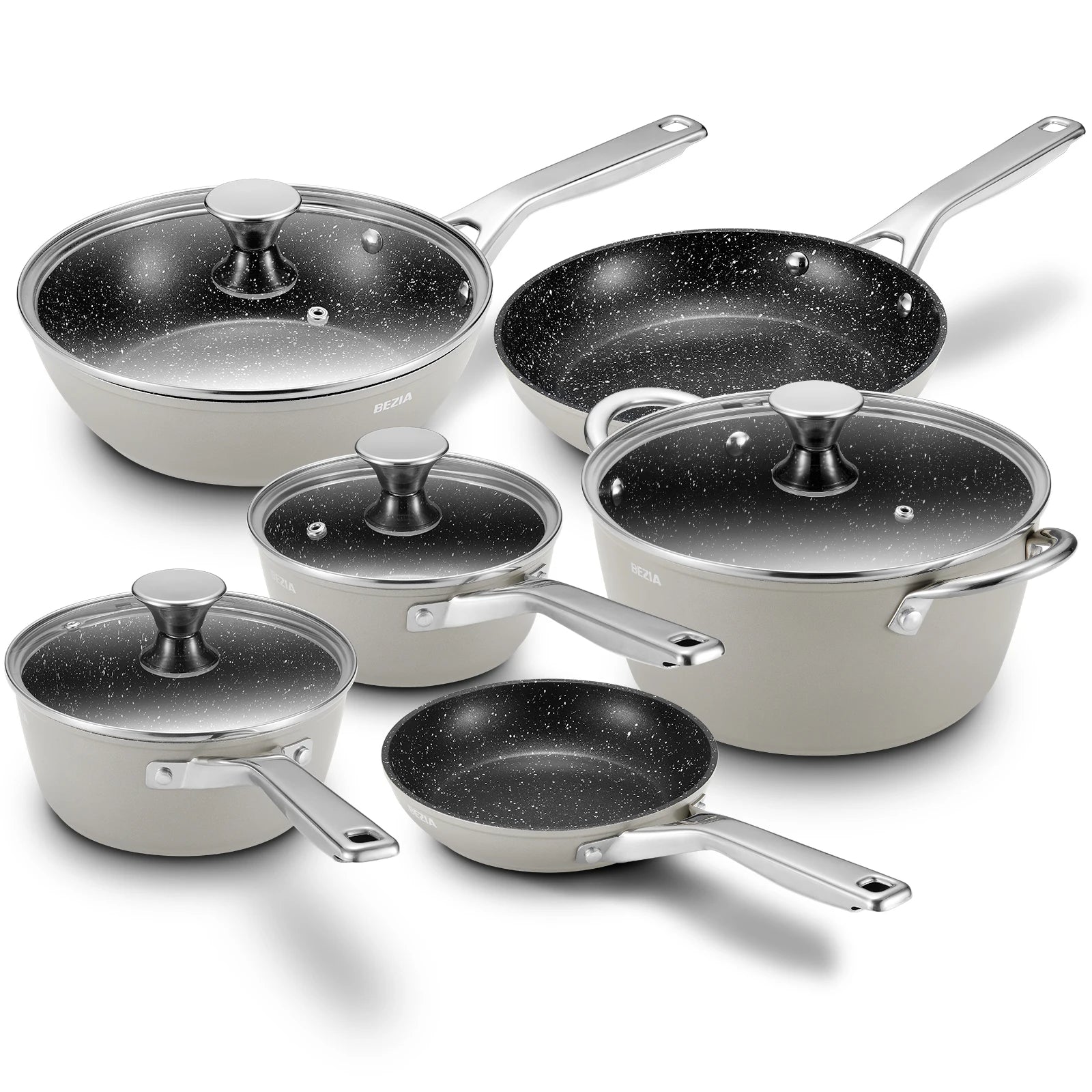 Induction Cookware Nonstick, 10-Piece,