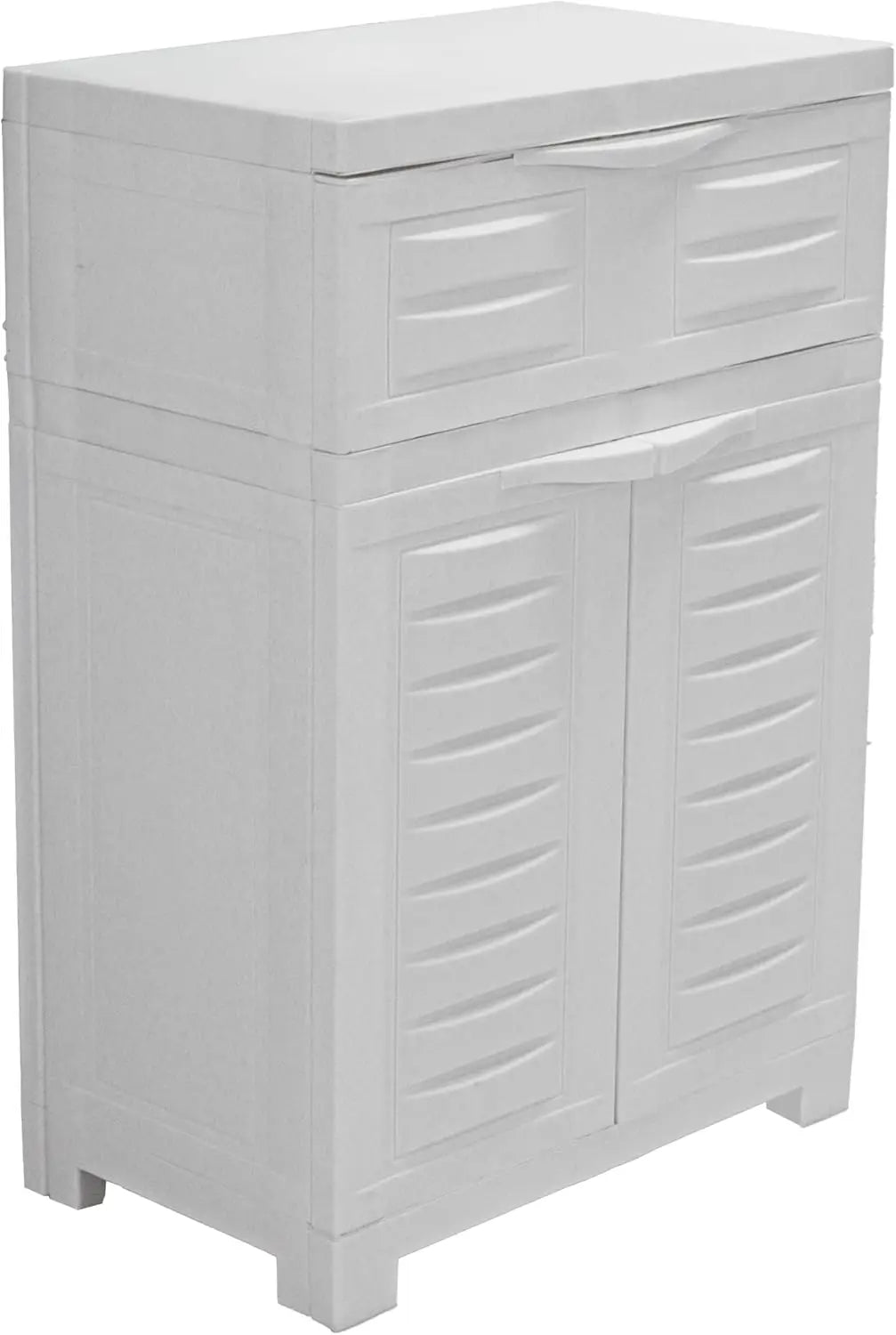 Plastic Garage Storage Cabinet with Adjustable Shelf