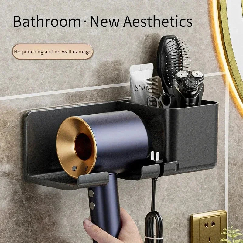 Hair Dryer Holder Wall Dryer Cradle Straightener Stand