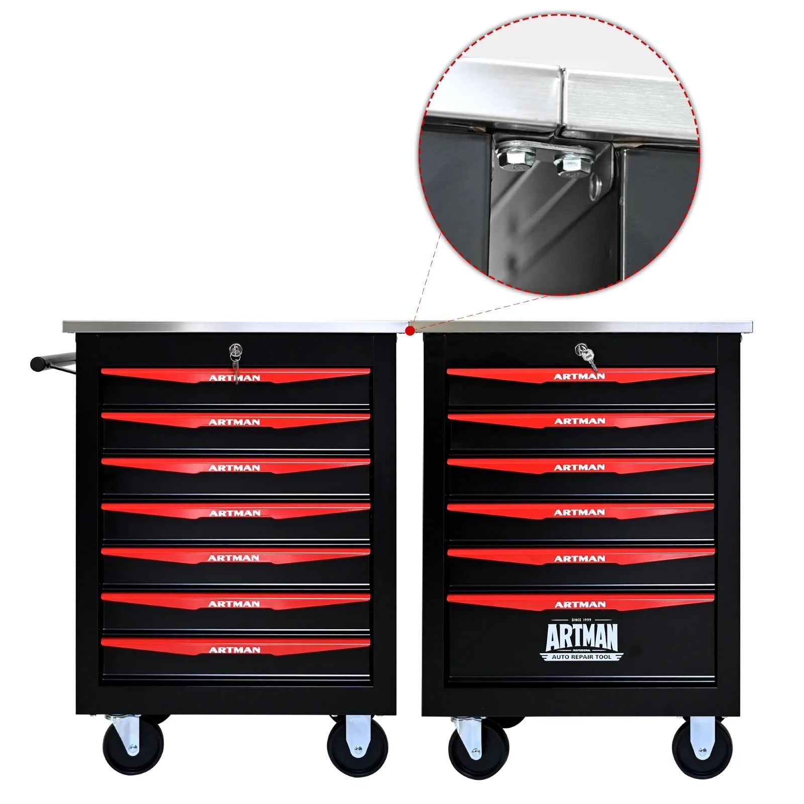 7 Drawer Rolling Tool Box