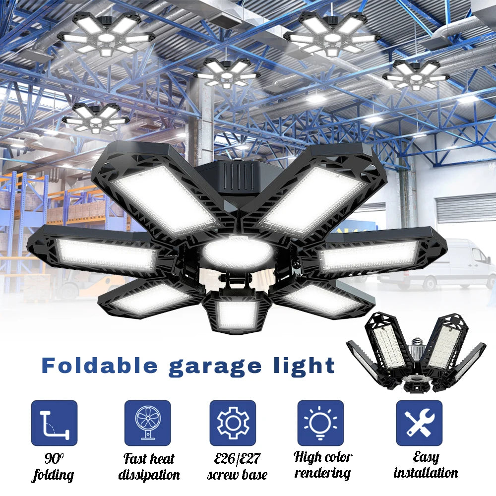 Folding Garage Lighting 120W LED Light