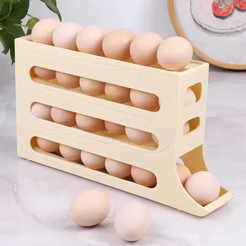 4 Tiers Egg Holder for Fridge，