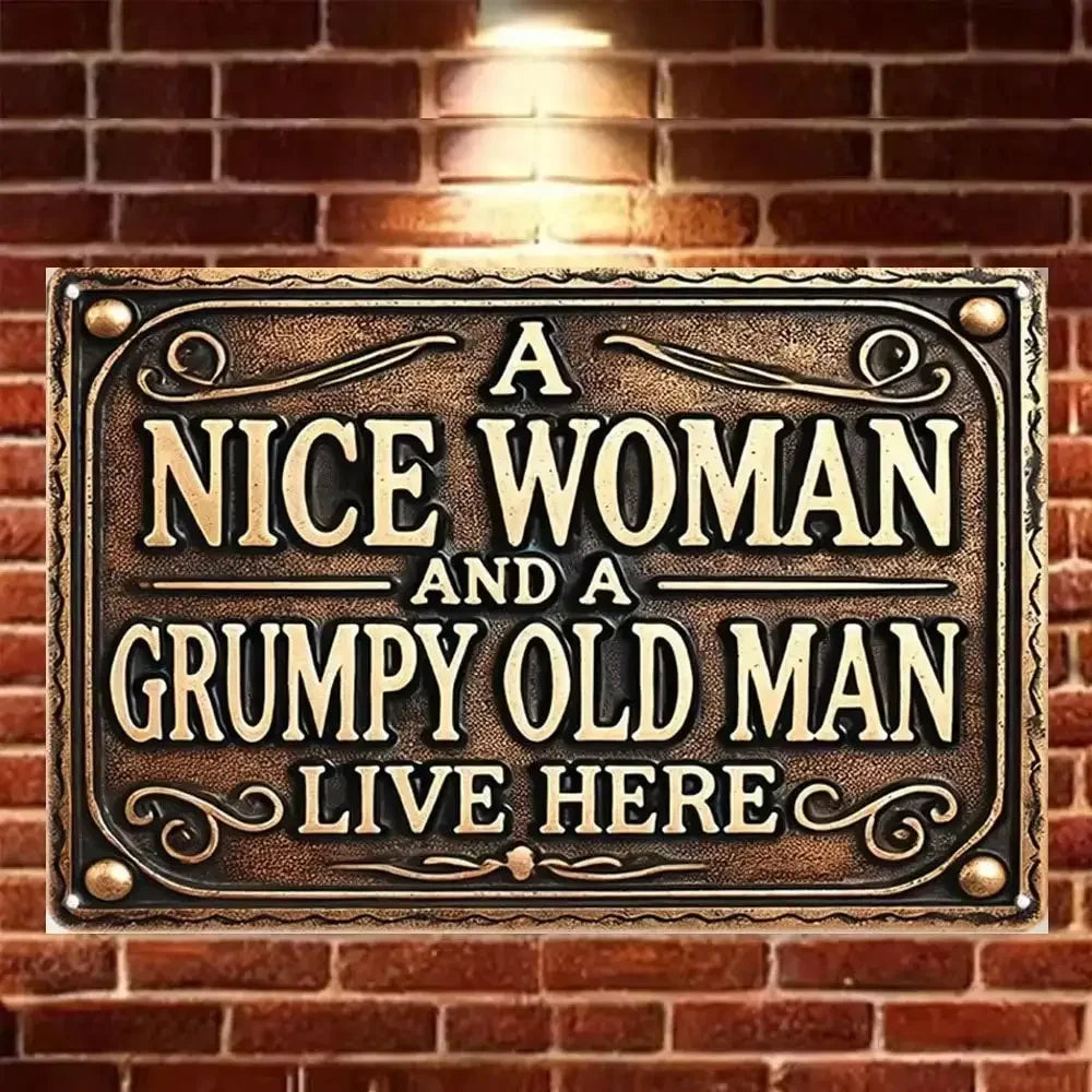 Vintage Metal Sign -