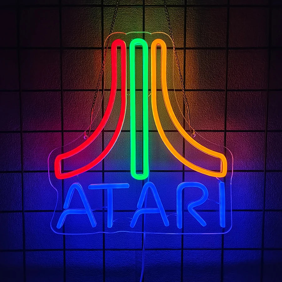 ATARI Neon Sign For Wall Decor