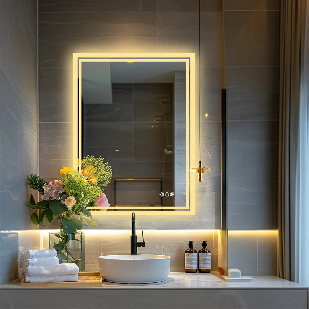 I Illuminate LED Backlight Bathroom Mirror