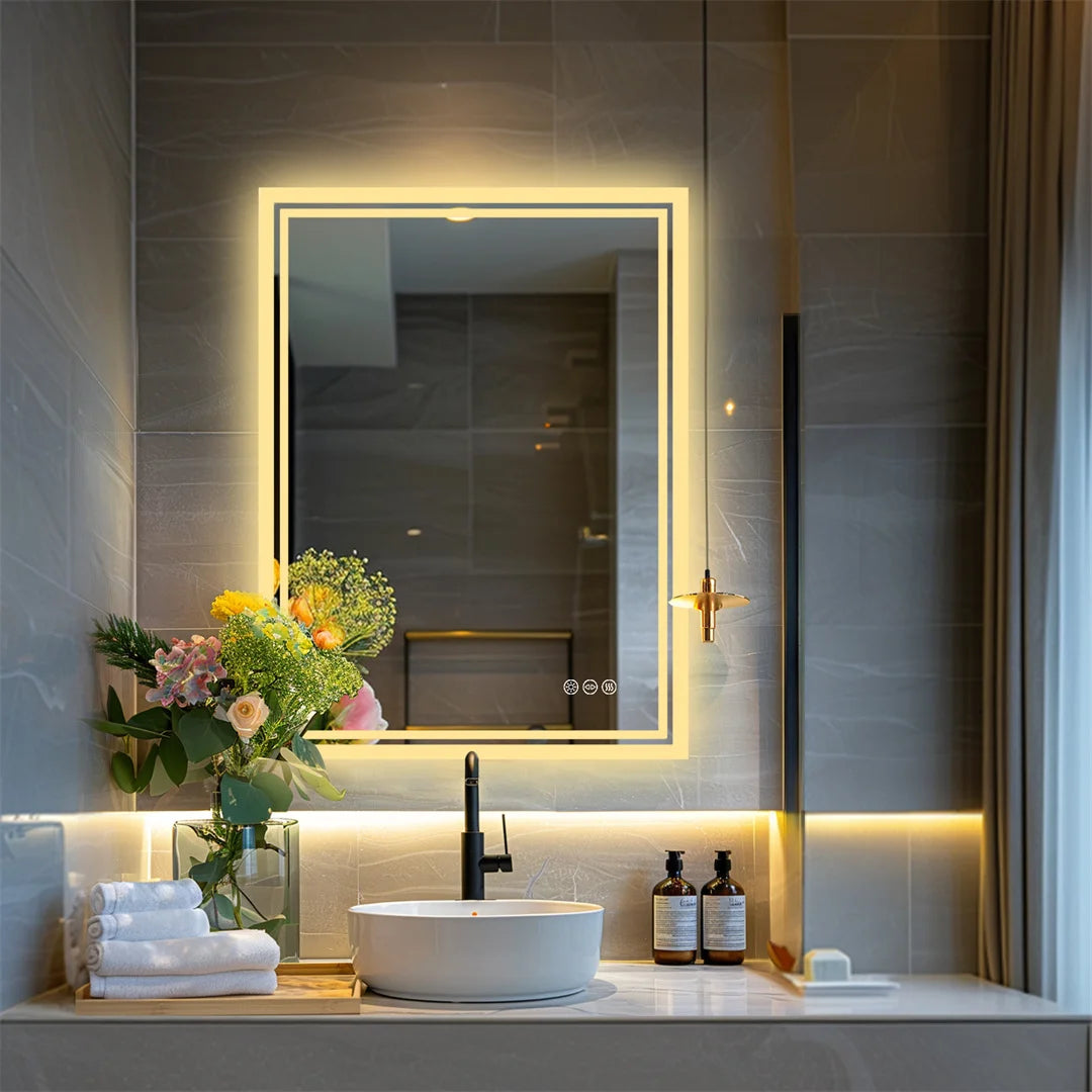 I Illuminate LED Backlight Bathroom Mirror